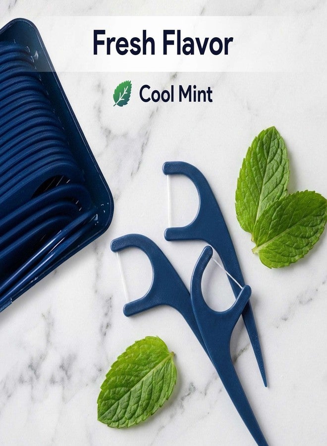 FifthPulse Dental Floss Picks - 50 Tooth Pick Flossers for Adults and Kids - Cool Mint Flavored Floss Sticks to Remove Plaque and Dirt for Healthy Teeth and Gums - Image 4