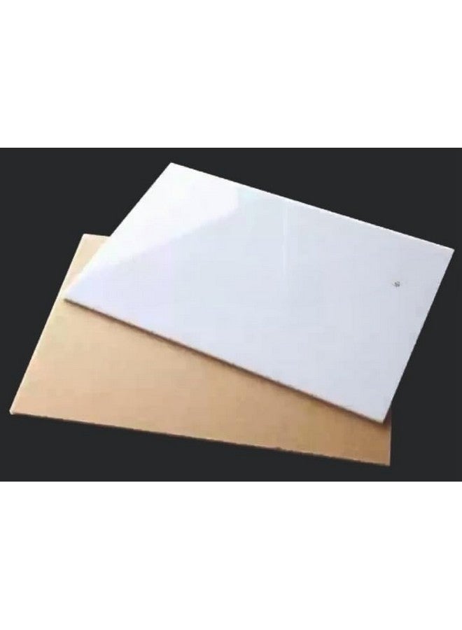 NEILL High Gloss Acrylic Sheet Thickness 2mm (Pack Of 4 Pcs) Ideal For Crafting/DIY Projects - (Size : 4"x6") - White - Image 1
