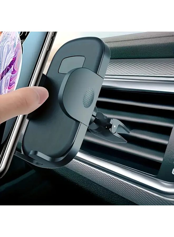 K552 Car Vent Phone Mount Spring Clip Holder Hands Free 360 Adjustable For Smartphones 4 To 7 Inches - Image 1