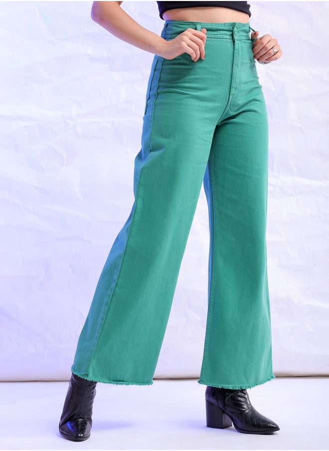 Freehand Women Bootcut Solid High-Rise Jeans  - Image 4
