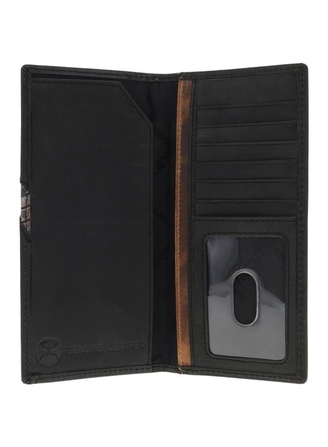 HOOEY Leather Men's Rodeo Wallet (Hooey Original - Black/Lakota)  - Image 3