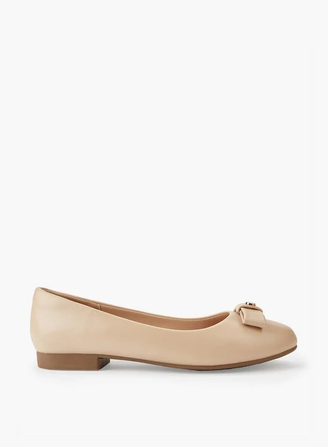 Flora Bella By Shoexpress Bow Detail Ballerina Shoes