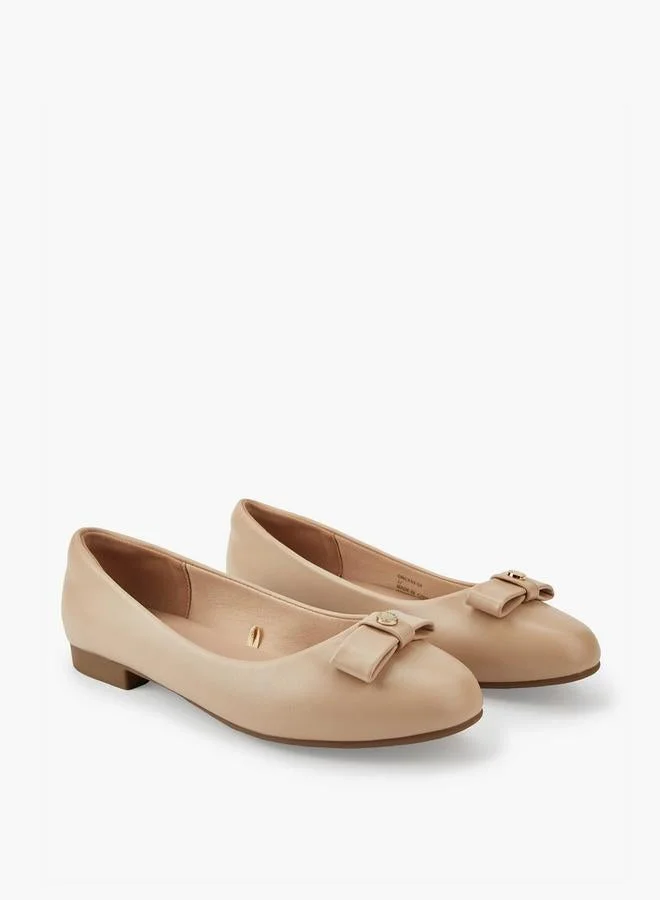 Flora Bella By Shoexpress Bow Detail Ballerina Shoes
