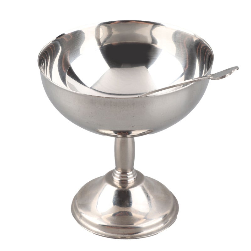 Stainless Steel Dessert Bowl: 9CM Small Size, Premium Rust-Resistant Durable Material - Vintage Stylish Design, Insulation Performance, Easy To Clean, Versatile Ice Cream Cup for Home Kitchen, Party T - Image 4