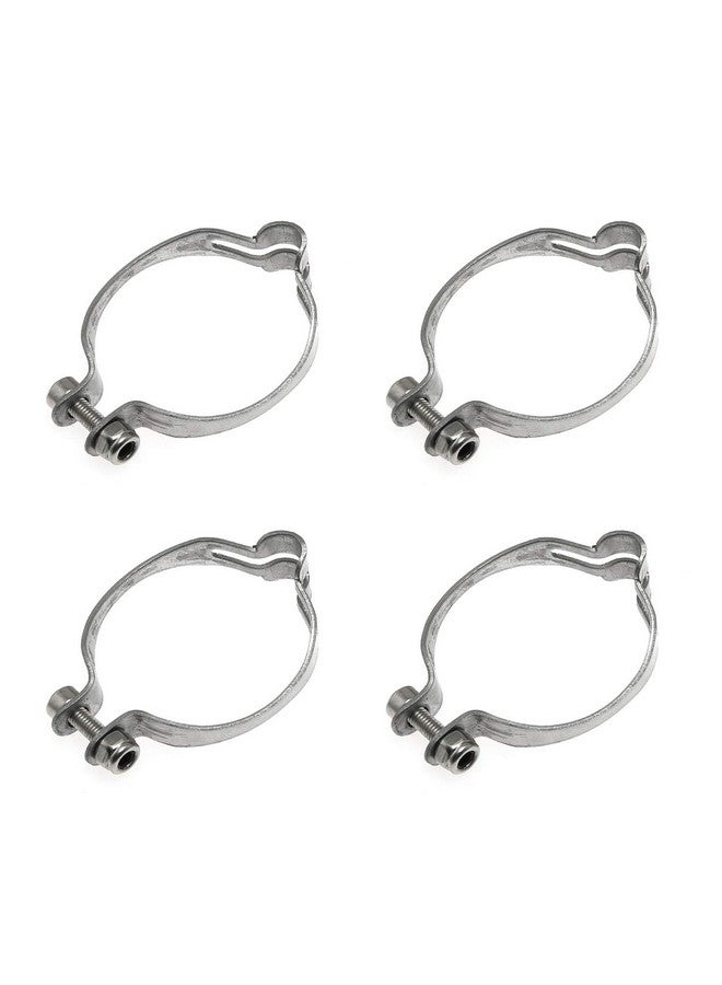 Maxmoral 4 Sets Of 28.6Mm Metal Ring To Frame Mtb Bike Cable Guide Brake Cable Shift Cable Derailleur Cable Base Guide Clip Fitting Line Tube Seat Clamp  - Image 1
