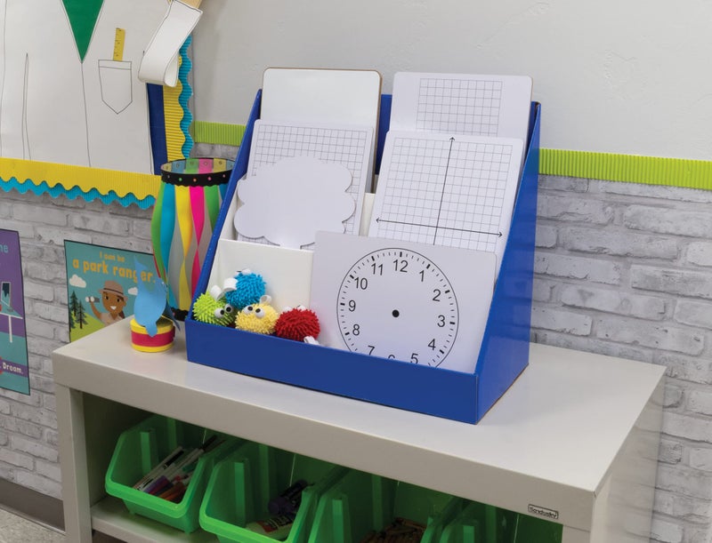Pacon رف كتب من الكرتون المتين لحجرة الدراسة، 3 طبقات، أزرق، 17" ارتفاع × 20" عرض × 10" عمق، 1 وحدة - Image 5