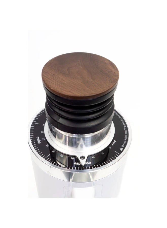 DF64 COFFEE Gen 2 Coffee Grinder, Single Dose, Unlimited Grind Settings for Espresso, Filter & Coarse Grind, 64mm Stainless Steel Burrs, 220V, 50/60Hz - White - Image 2