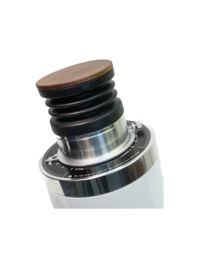 DF64 COFFEE Gen 2 Coffee Grinder, Single Dose, Unlimited Grind Settings for Espresso, Filter & Coarse Grind, 64mm Stainless Steel Burrs, 220V, 50/60Hz - White - Image 3