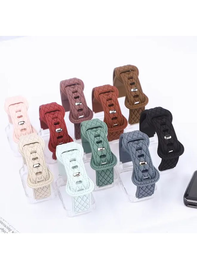 Pink Soft Sport Wristband Replacement Strap For Huawei Band 10 9 8 With Transparent Case - Image 1