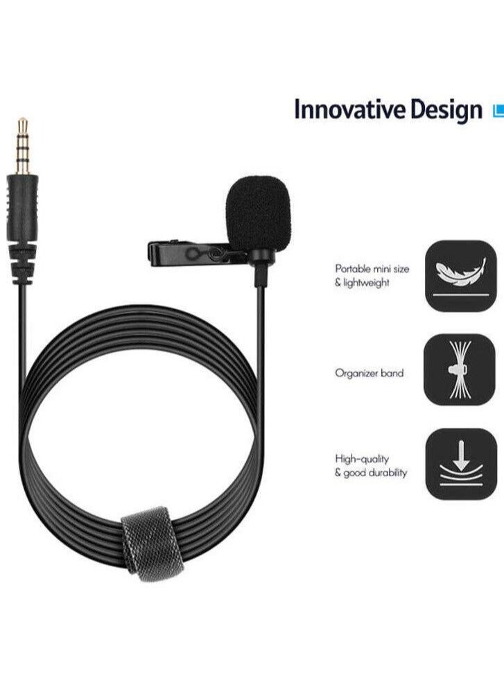 Lavalier Microphone Black - Image 2