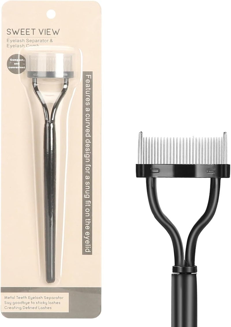 SWEET VIEW Eyelash Comb Lash Separator Brush Mascara Clump Remover Professional Eye Makeup Tools - Image 1