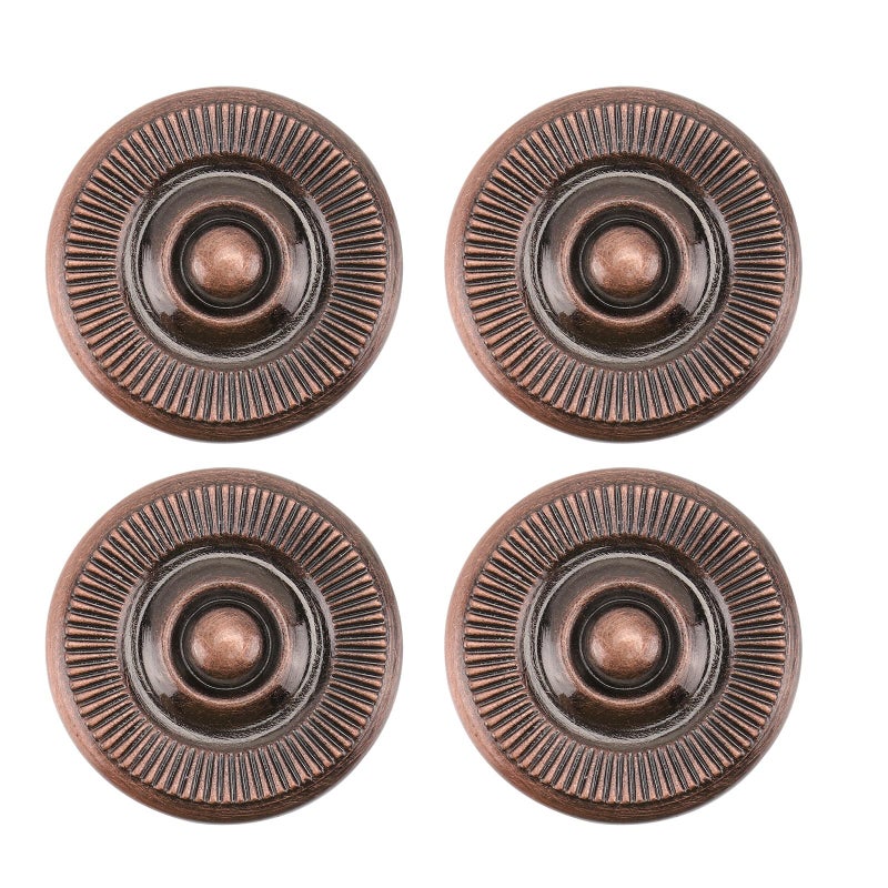 Antique Cabinet Hardware 4Pcs Retro Furniture Pull Handle For Kitchen Bathroom - Image 2