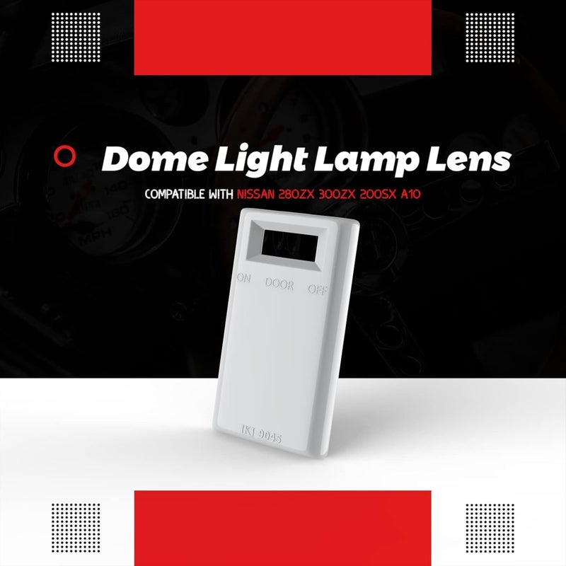 Whautole Dome Lamp Lens for Nissan and Datsun Models - Image 2
