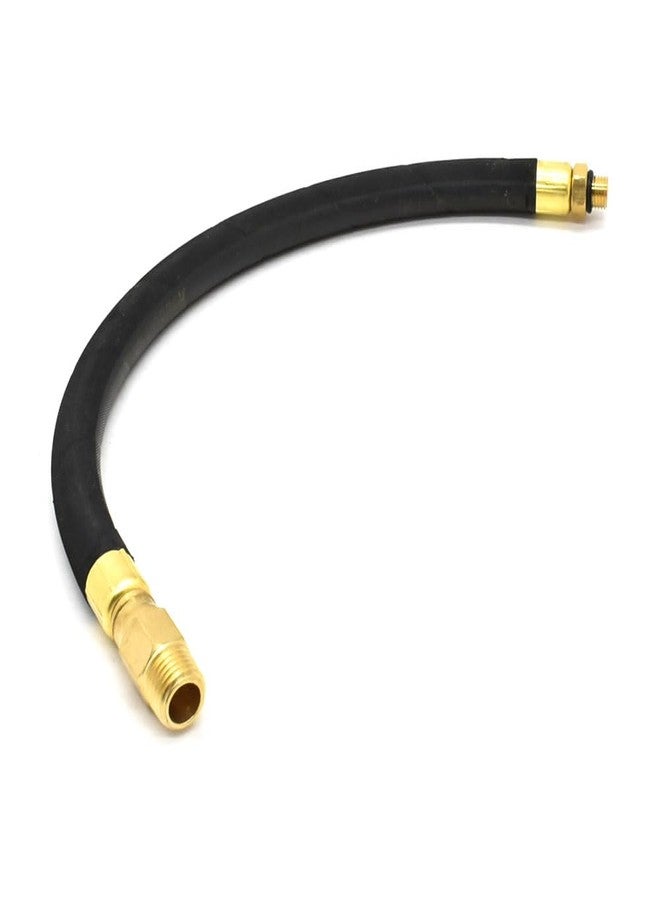 Interstate Pneumatics TW100W Black Steel Braided Hose Whip Without Chuck 12 Inch Long - Image 1