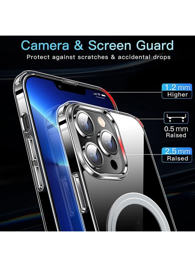 اس-توب جراب هاتف مغناطيسي شفاف للغاية لهاتف iPhone 13 Pro Max LK - Image 5