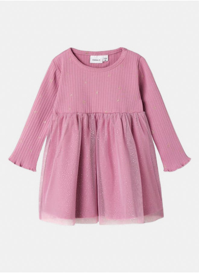 NAME IT name it Baby Girls Royanna Longsleeve Dress  - Image 1
