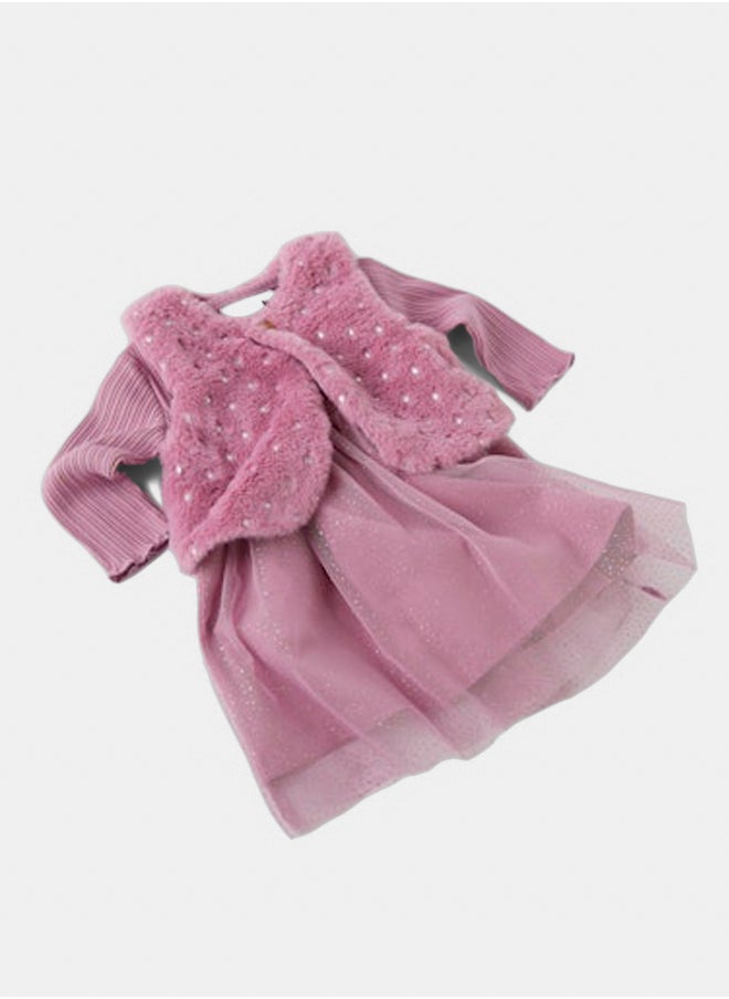 NAME IT name it Baby Girls Royanna Longsleeve Dress  - Image 5