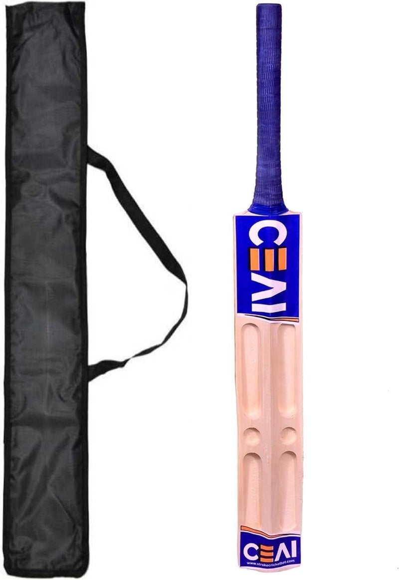 XTROKE CEAI Scoop Design Popular Willow Premium Cricket Bat with Bat Cover for Men's & Adult, Advance Play All Tennis Ball, Tournament Match (Size Full) - Image 1