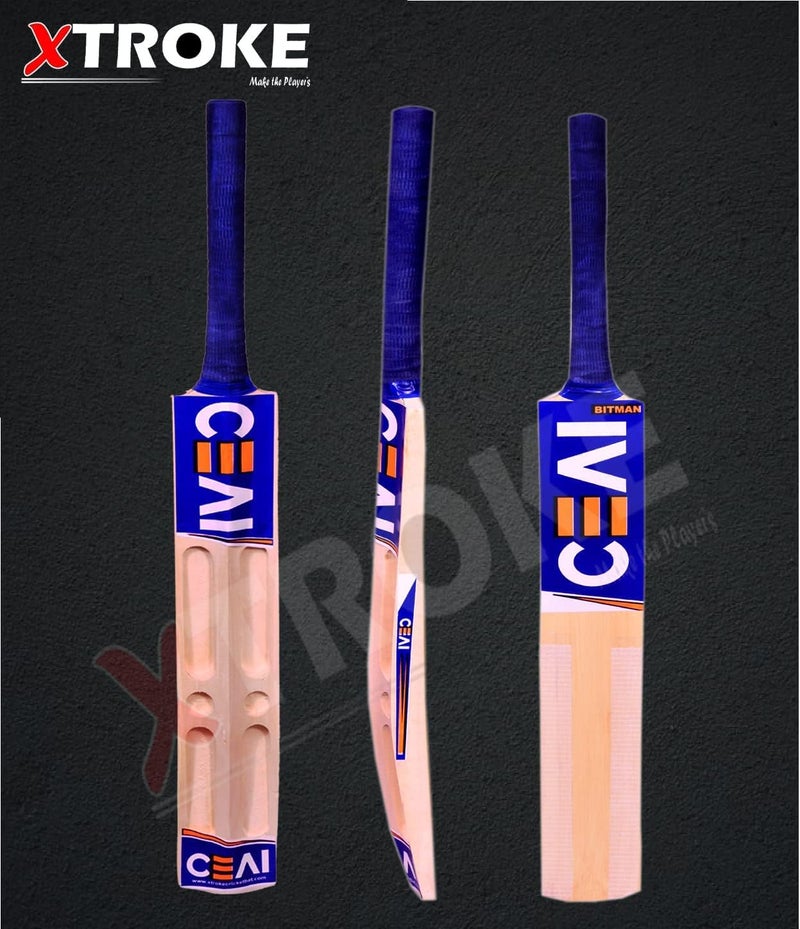 XTROKE CEAI Scoop Design Popular Willow Premium Cricket Bat with Bat Cover for Men's & Adult, Advance Play All Tennis Ball, Tournament Match (Size Full) - Image 4