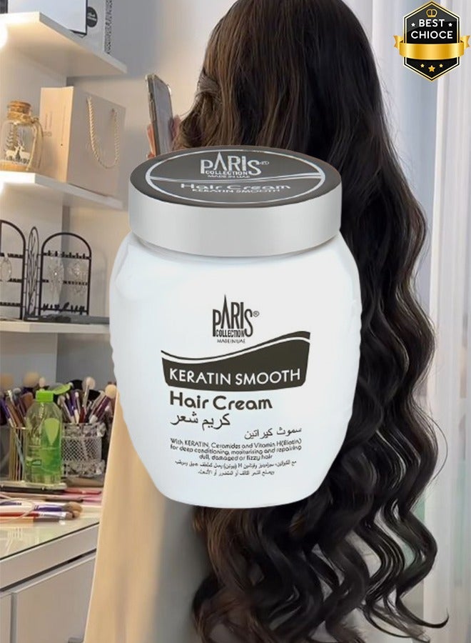 Keratin Smooth Hair Cream Paris White 475ml