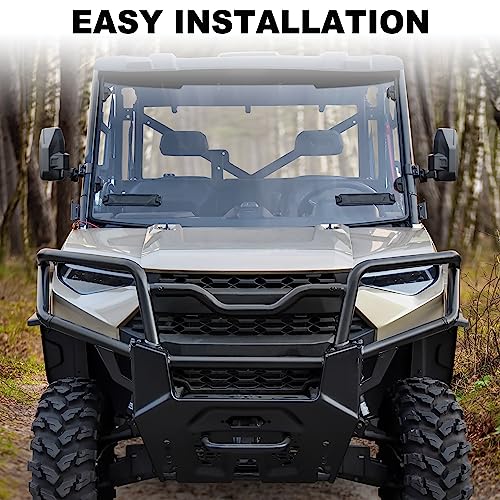 SAUTVS Front Camera Bumper Adaptor Hardware for Polaris Ranger XP 1000/Ranger 1000/Crew 2018-2025 Accessories, Front Upper Brushguard Accessory Bumper Hardware, Replace #2207941 - Image 4