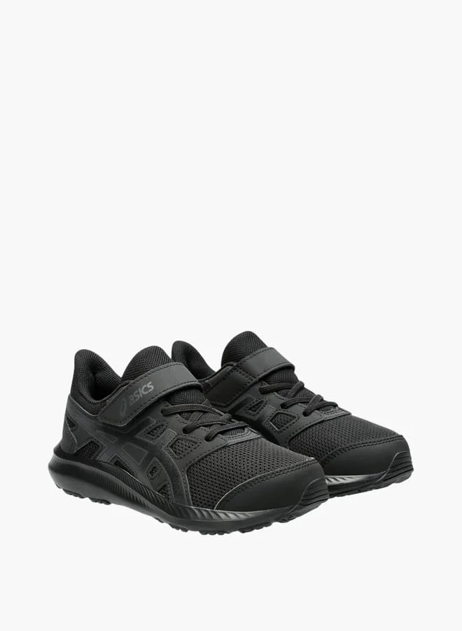 اسيكس Boys' Logo Detail Sports Shoes With Hook And Loop Closure