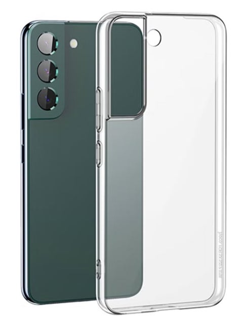 Samsung Galaxy S22 Case, Soft Slim TPU Shockproof Scratch-Proof Crystal Clear Case