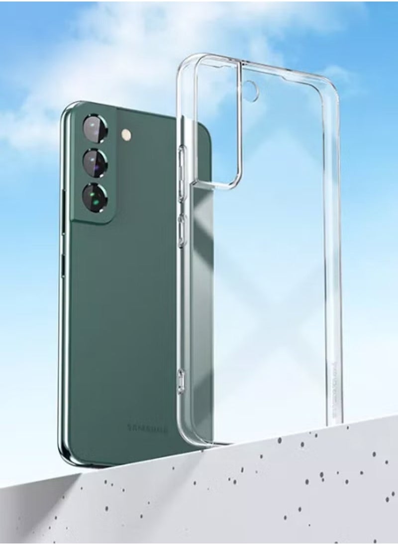 Samsung Galaxy S22 Case, Soft Slim TPU Shockproof Scratch-Proof Crystal Clear Case