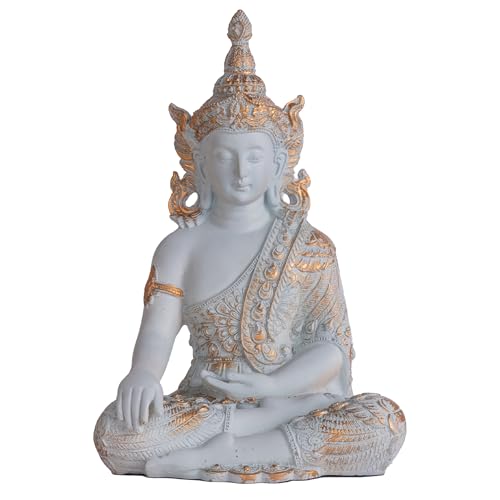 The Advitya Buddha Idol for Home Decor Items | Buddh|Gautam Buddha|Shakyamuni Statue Figurine Showpiece for House Warming Birthday Corporate Gift | Home Decoration Items for Living Room (Pastel Green) - Image 5
