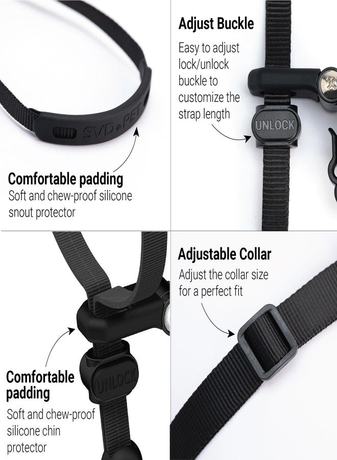 SVD.PET No-Pull Dog Headcollar for Easier Walks, Chew-Proof Protector to Increase Comfort, Simple Design, Easy to Wear and Adjust (Medium Size for Small and Medium Size Dogs) - Image 4