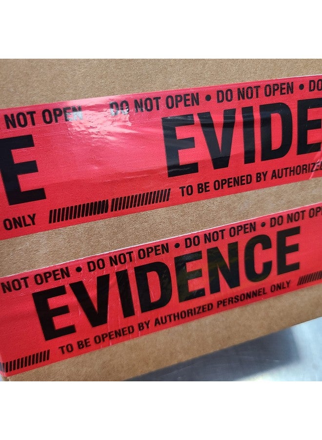 Crime Scene Evidence Box Sealing Tape | Red | 300 Ft - Image 3