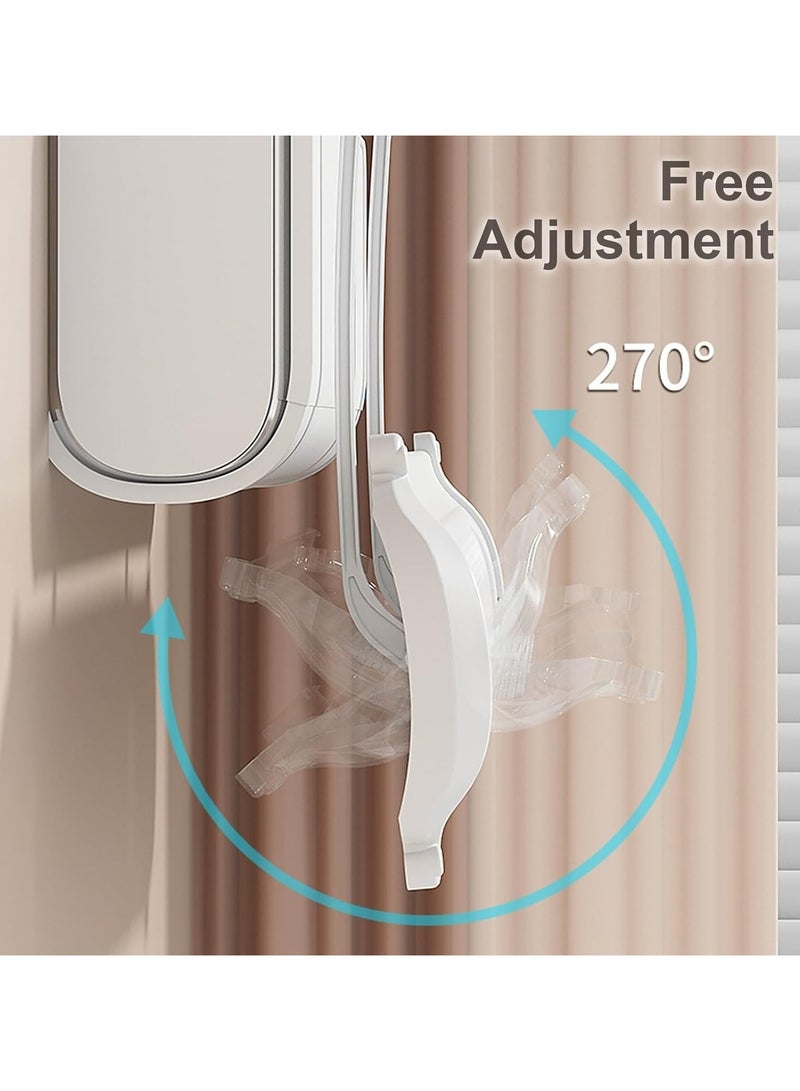 أيه بي جي موزع هواء مكيف قابل للتعديل والتلسكوب للوحدات المثبتة على الحائط (70–110 سم) – حاجز هواء خفيف من بلاستيك ABS، بدون أدوات، يوجه الهواء البارد والحار بسلاسة - Image 4