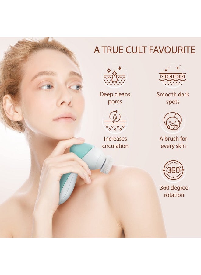 Facial Cleansing Brush | Face Scrubber Exfoliator Skin Care Beauty Products Powered Electric Wash Exfoliating Skincare Women Spin Cleanser Tools Cleaning Scrub Washer Self Care (Opal) - pzsku/Z3186E6A0979C81C7940DZ/45/_/1721572893/1faf7a68-609a-49e5-b07e-7fb64dce5861