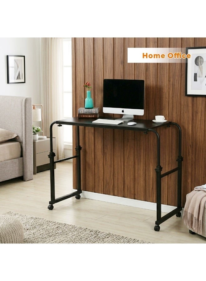Sharpdo Bedside Desk Computer Desk, Wide Desktop 123cm, Suitable for Single Bed and Double Bed - Image 3