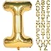 CHANGZHONG Letter Balloons 40 Inch Giant Jumbo Helium Foil Mylar for Party Decorations Gold I - Image 4