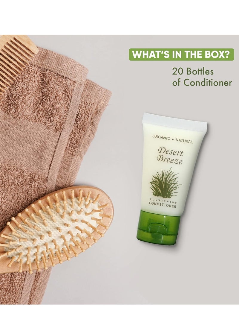 Shampoo and Conditioner, Travel Size Hotel Toiletries, 1 oz. Flip Cap (Case of 20)