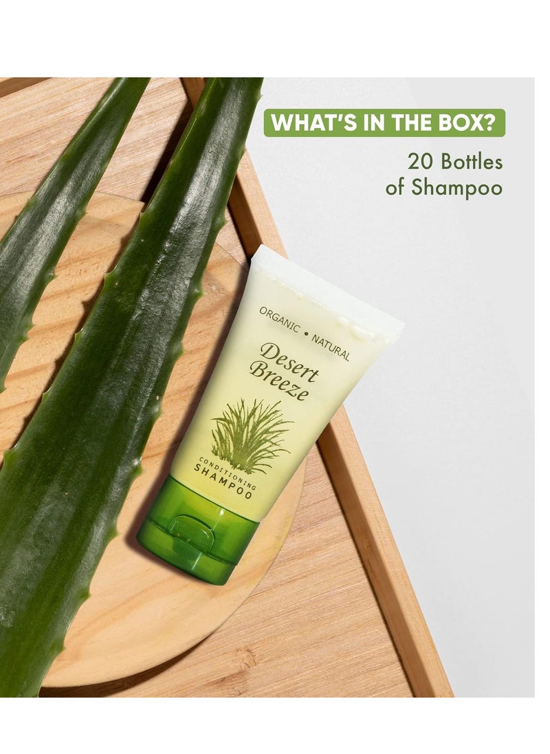 Shampoo and Conditioner, Travel Size Hotel Toiletries, 1 oz. Flip Cap (Case of 20)