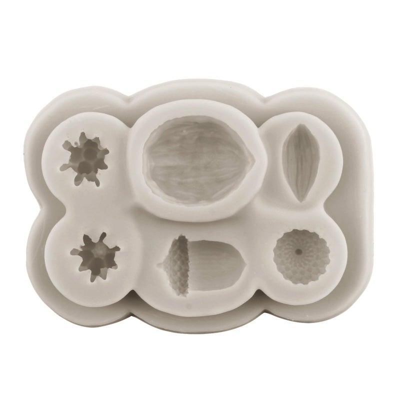 Sijiangmold Blueberry Raspberry Strawberry Fondant Molds Nuts Berries Silicone Mold Spices Star Anise Cinnamon Lemon Mold For Cake Decorating Cupcake Topper Candy Chocolate Gum Paste Set Of 5 - Image 5