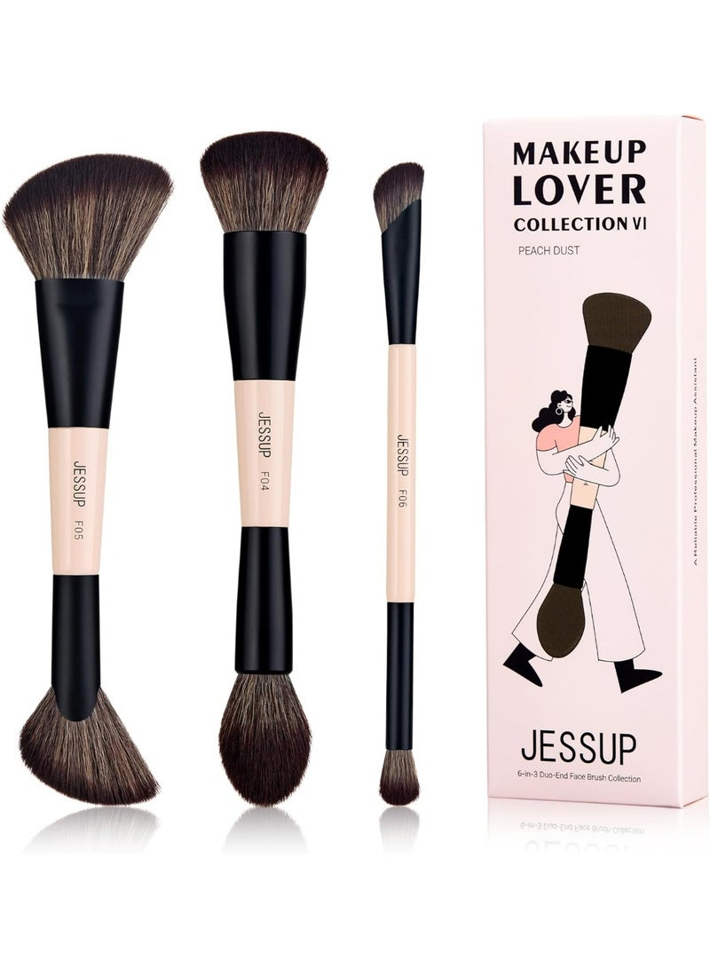 Jessup 6-in-3 Duo-End Face Brush Collection
