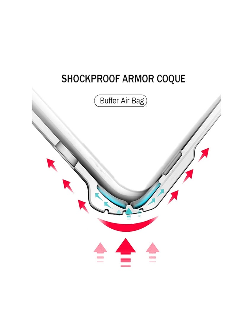 Wtech Hybrid TPU Silicone with Raised Armour Bumpers Slim Case Cover For Xiaomi Poco F6 Pro 5G 2024 Black - Image 4