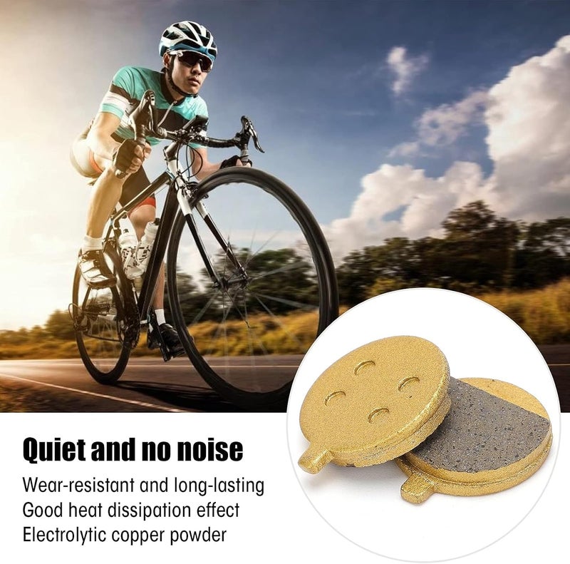 GLOGLOW Electric Scooter Disc Brake Pads, Reliable Wear-resistant Replacement Brake Pads for Mountain Bicycle, 4 Pair for All-weather Off Road Use - Image 5