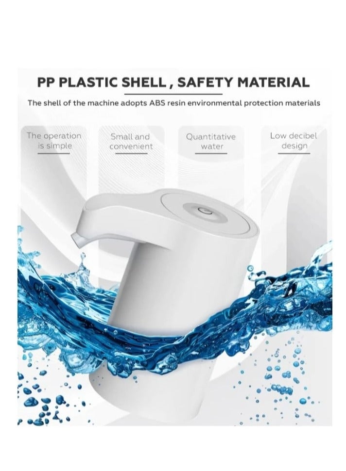 Shopping Point Water Dispenser Pump for 5 Gallon Bottle, USB Rechargeable Electric Water Bottle Pump Dispenser Portable Drinking Water Pump for Home Camping Office Universal 1-5 Gallon Bottle - Black - Image 2