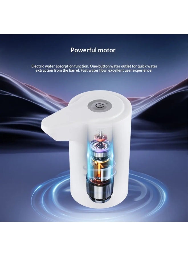 Shopping Point Water Dispenser Pump for 5 Gallon Bottle, USB Rechargeable Electric Water Bottle Pump Dispenser Portable Drinking Water Pump for Home Camping Office Universal 1-5 Gallon Bottle - Black - Image 5