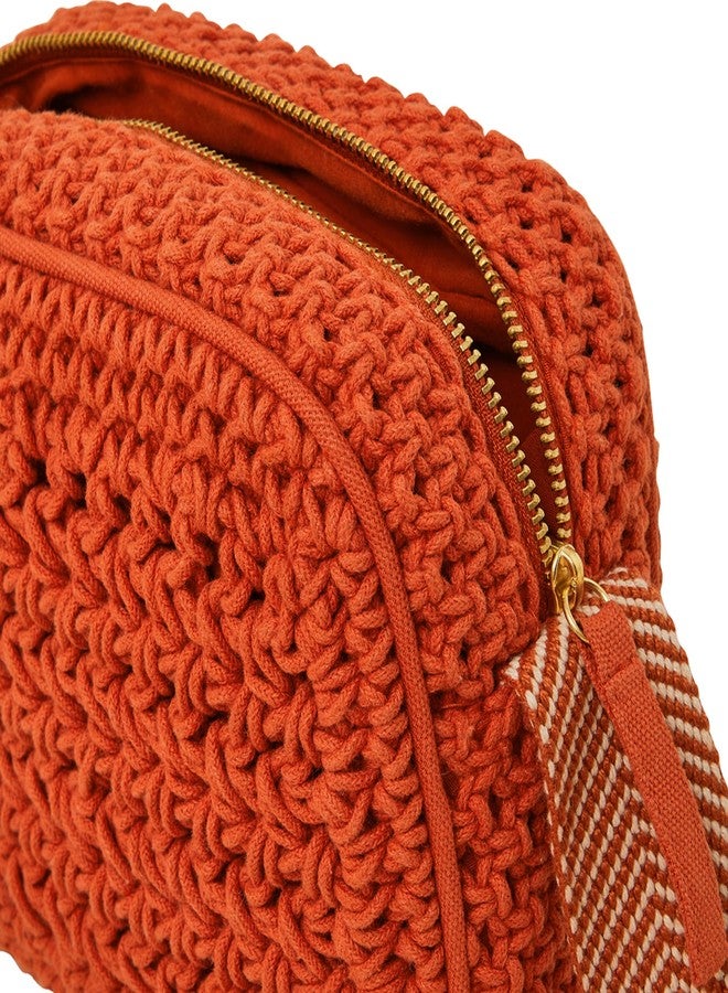 أكسيسورايز حقيبة كاميرا مكرمية نسائية من أكسسورايز لندن - Image 3