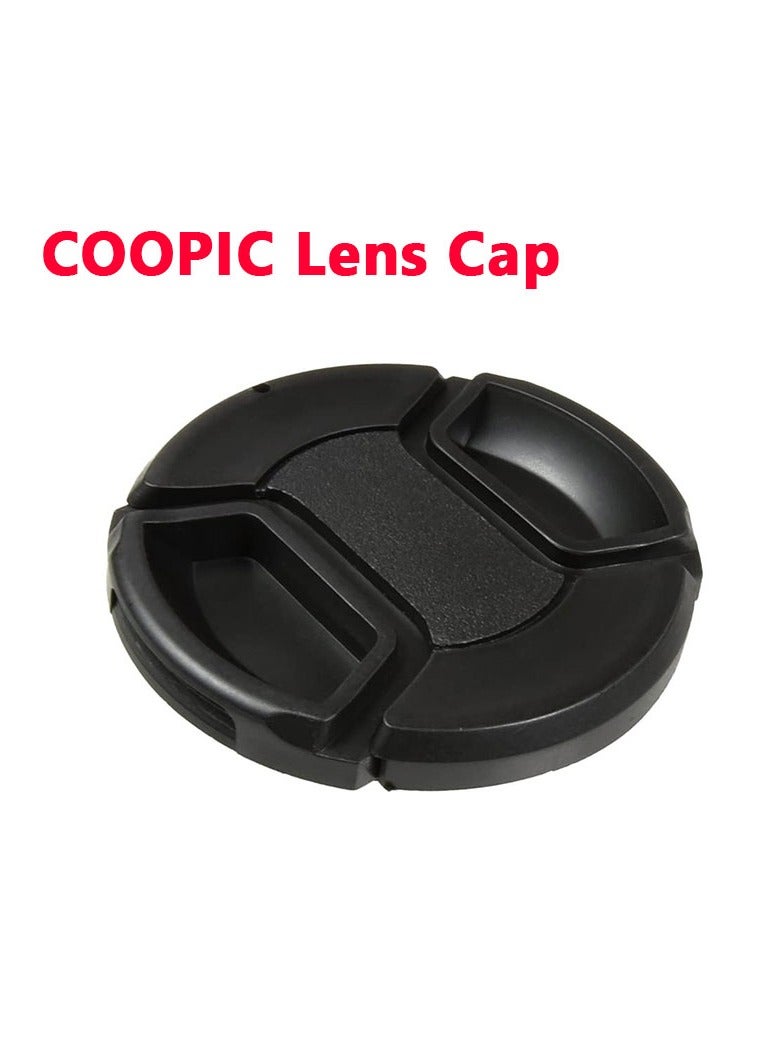 COOPIC 40.5mm Lens Cap Front Cover Protector Snap On Center Pinch for Camera Canon Nikon Sony DSLR - Image 2