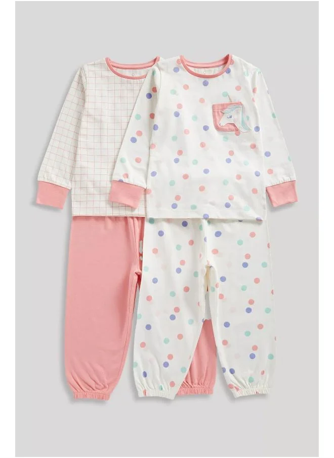 mothercare Party Horse Pyjamas - 2 Pack