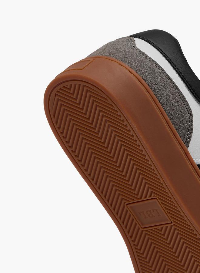 LBL by Shoexpress Men Panelled Sneakers with Lace-Up Closure - Image 5