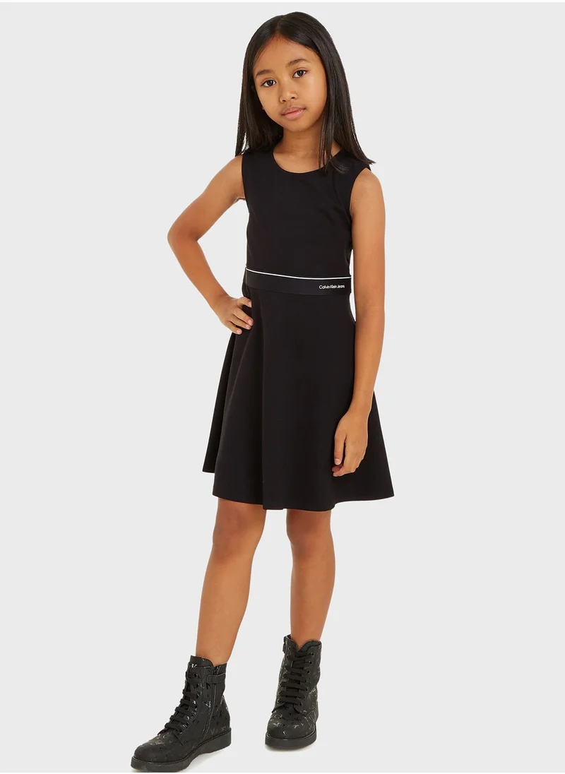 Calvin Klein Jeans Youth Logo Tape Dress