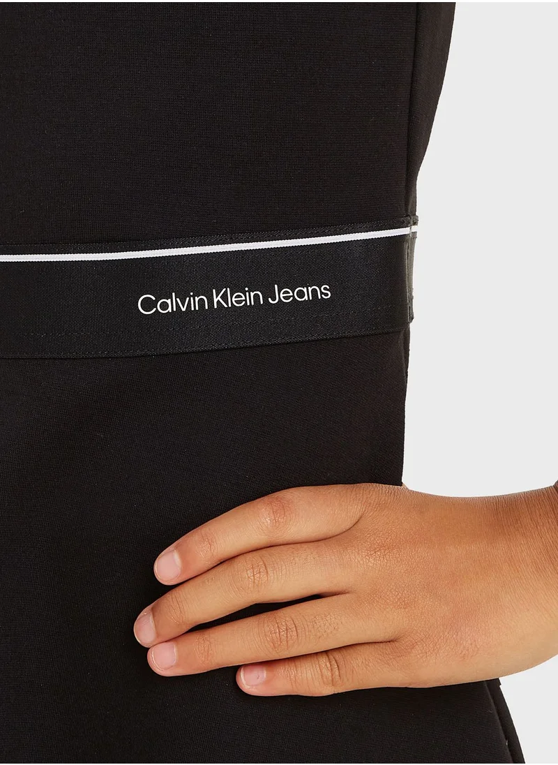 Calvin Klein Jeans Youth Logo Tape Dress