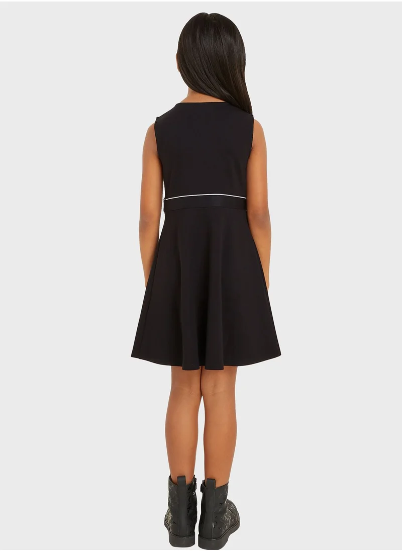 Calvin Klein Jeans Youth Logo Tape Dress